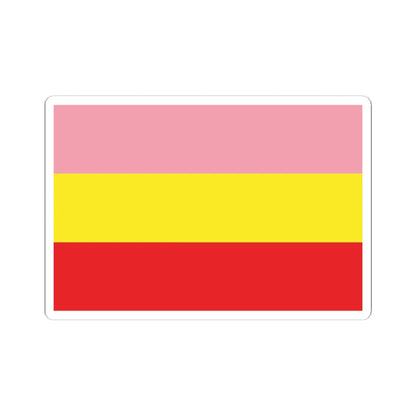 Flag of the Khairagarh Princely State No Coat of Arms (India) STICKER Vinyl Kiss-Cut Decal 6 Inch White - The Sticker Space