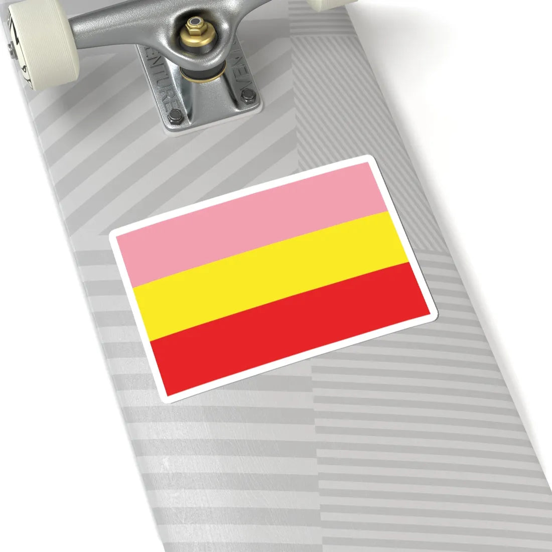 Flag of the Khairagarh Princely State No Coat of Arms (India) STICKER Vinyl Kiss-Cut Decal - The Sticker Space