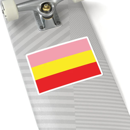Flag of the Khairagarh Princely State No Coat of Arms (India) STICKER Vinyl Kiss-Cut Decal - The Sticker Space