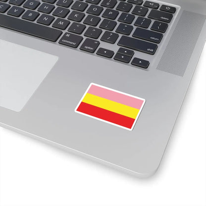 Flag of the Khairagarh Princely State No Coat of Arms (India) STICKER Vinyl Kiss-Cut Decal - The Sticker Space
