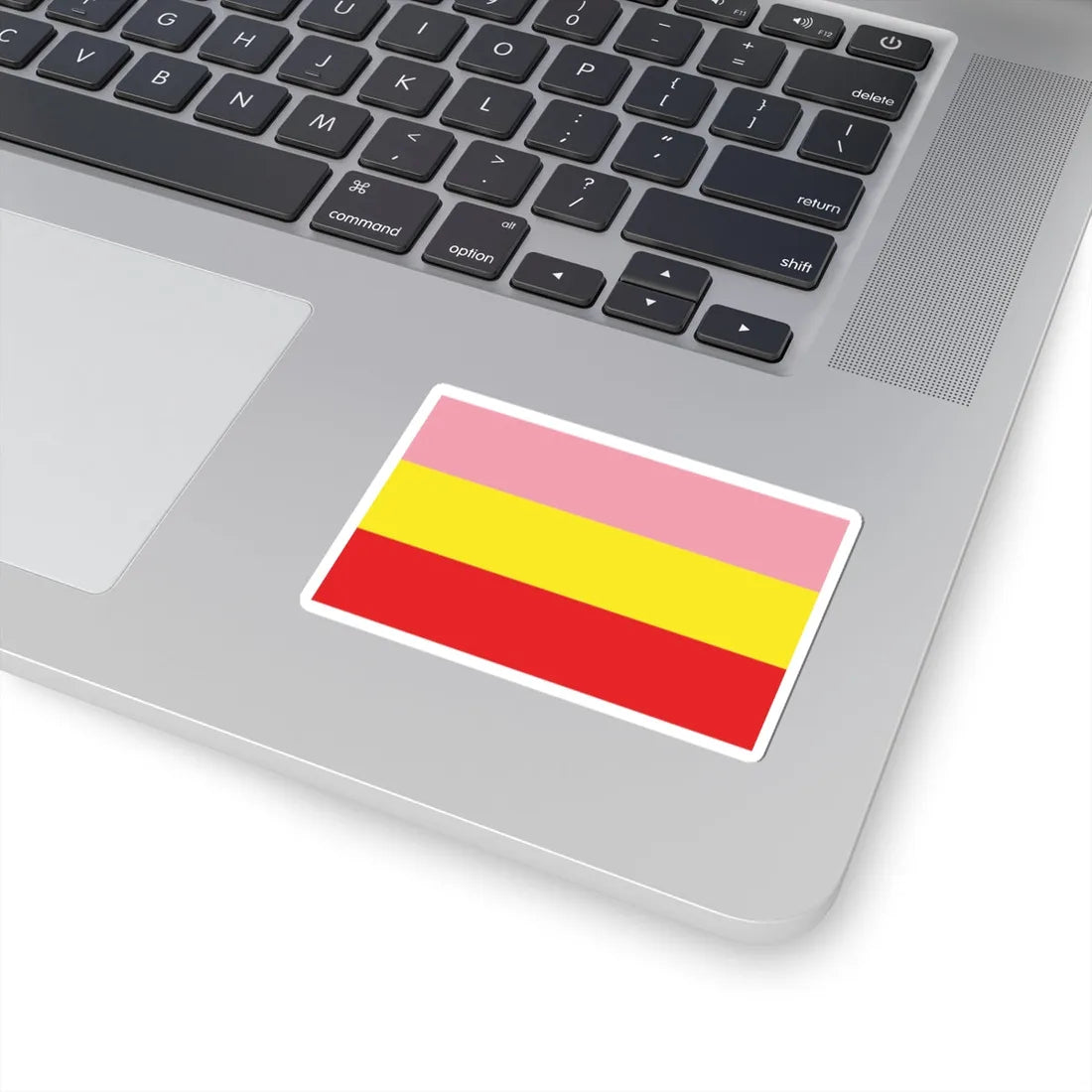 Flag of the Khairagarh Princely State No Coat of Arms (India) STICKER Vinyl Kiss-Cut Decal - The Sticker Space