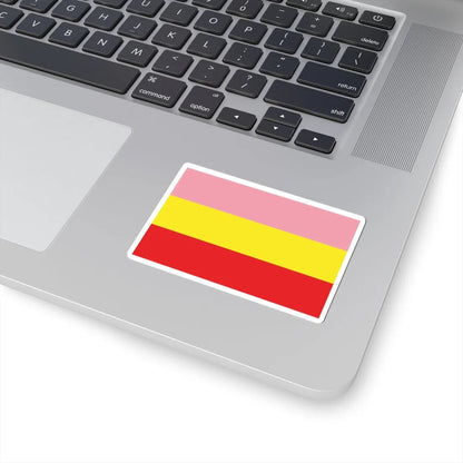 Flag of the Khairagarh Princely State No Coat of Arms (India) STICKER Vinyl Kiss-Cut Decal - The Sticker Space