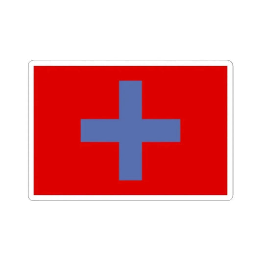 Flag of the Kingdom of Ndongo (Angola) STICKER Vinyl Kiss-Cut Decal 2 Inch White - The Sticker Space