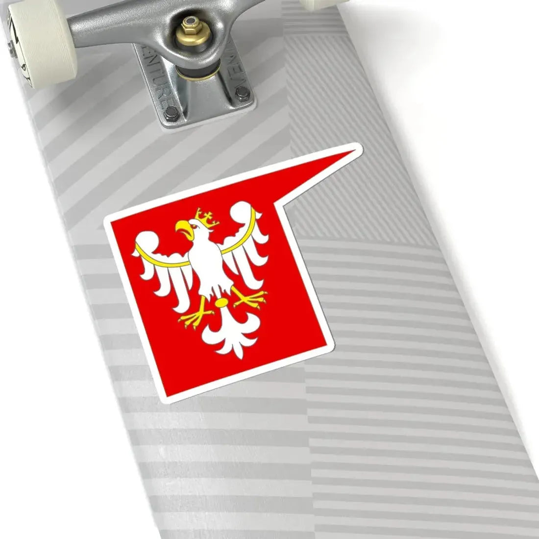 Flag of the Kingdom of Poland (Poland) STICKER Vinyl Kiss-Cut Decal - The Sticker Space
