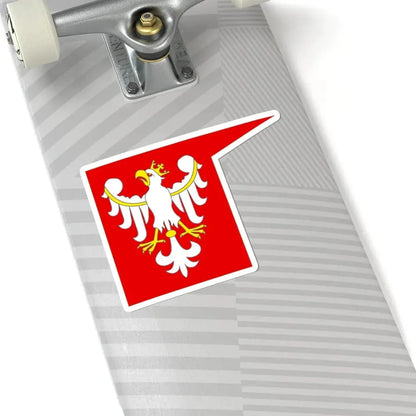Flag of the Kingdom of Poland (Poland) STICKER Vinyl Kiss-Cut Decal - The Sticker Space