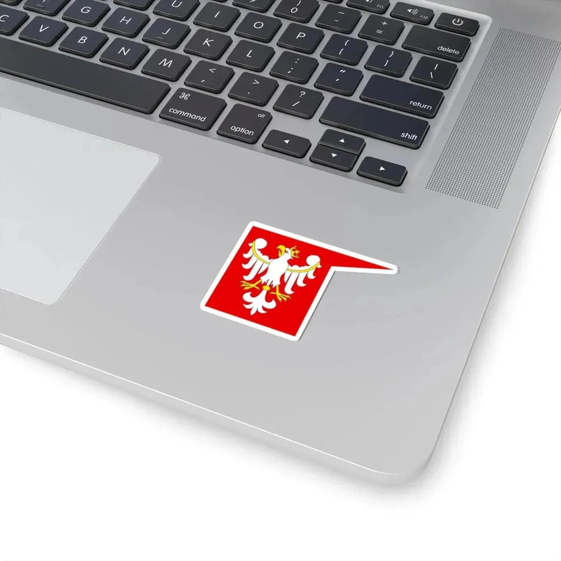 Flag of the Kingdom of Poland (Poland) STICKER Vinyl Kiss-Cut Decal - The Sticker Space