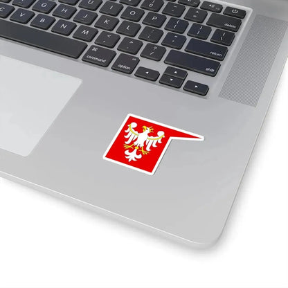 Flag of the Kingdom of Poland (Poland) STICKER Vinyl Kiss-Cut Decal - The Sticker Space