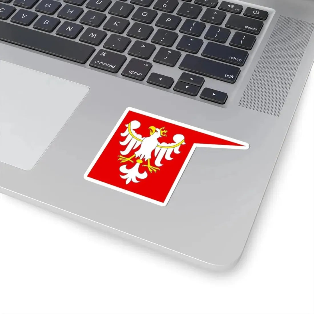 Flag of the Kingdom of Poland (Poland) STICKER Vinyl Kiss-Cut Decal - The Sticker Space