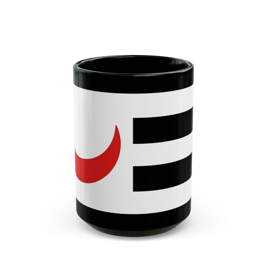 Flag of the kingdom of Tlemcen during 14th century - Black Coffee Mug-15oz-The Sticker Space