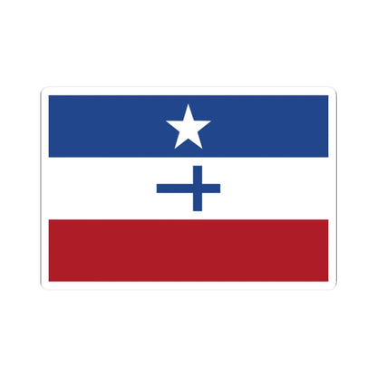 Flag of the Koreri movement (Indonesia) STICKER Vinyl Kiss-Cut Decal 2 Inch White - The Sticker Space