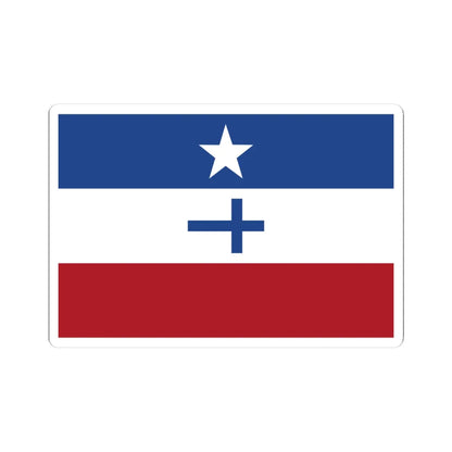 Flag of the Koreri movement (Indonesia) STICKER Vinyl Kiss-Cut Decal 3 Inch White - The Sticker Space