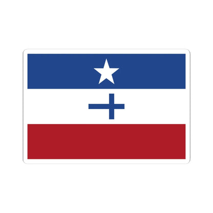 Flag of the Koreri movement (Indonesia) STICKER Vinyl Kiss-Cut Decal 4 Inch White - The Sticker Space