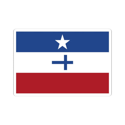 Flag of the Koreri movement (Indonesia) STICKER Vinyl Kiss-Cut Decal 6 Inch White - The Sticker Space