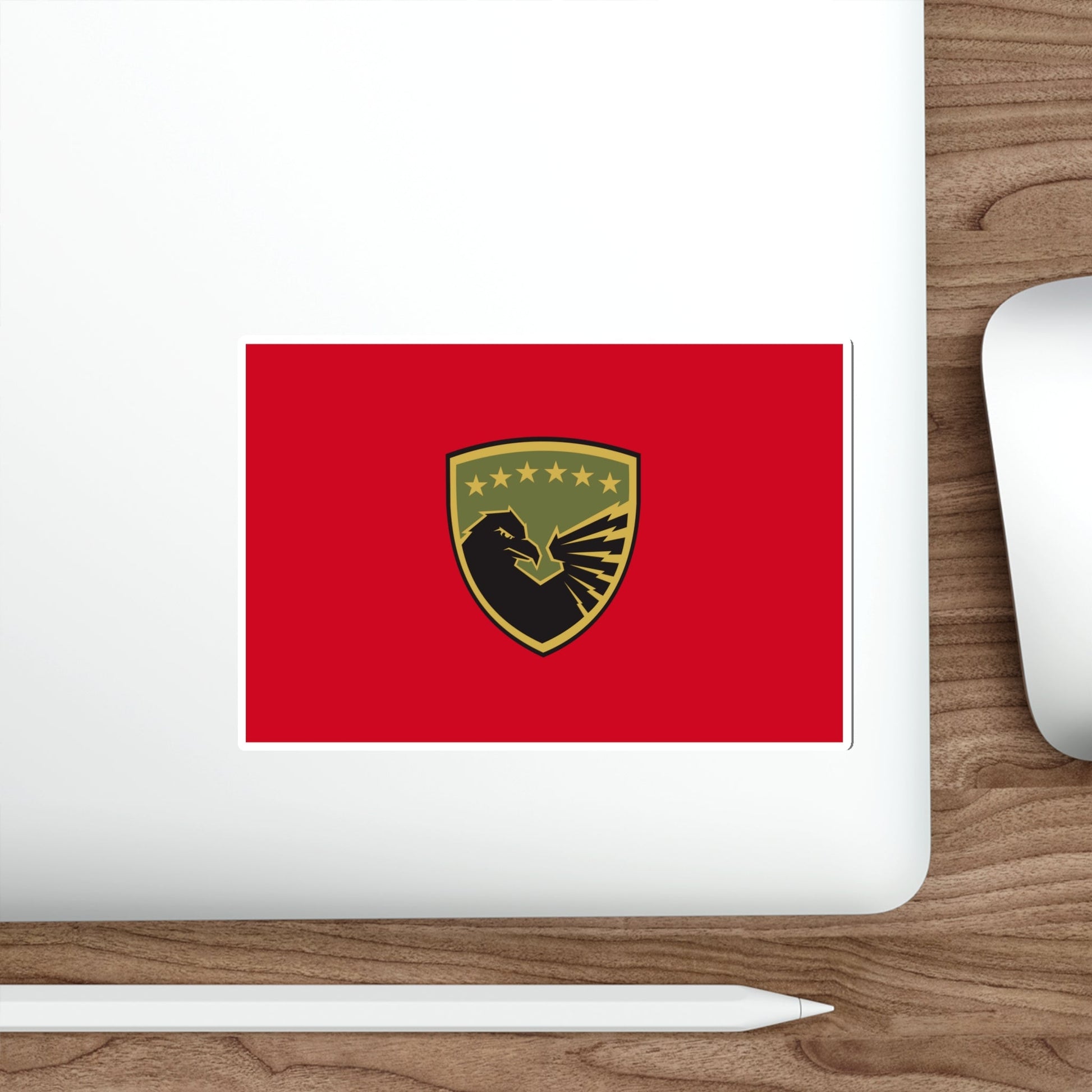 Flag of the Kosovo Security Force STICKER Vinyl Die-Cut Decal-The Sticker Space