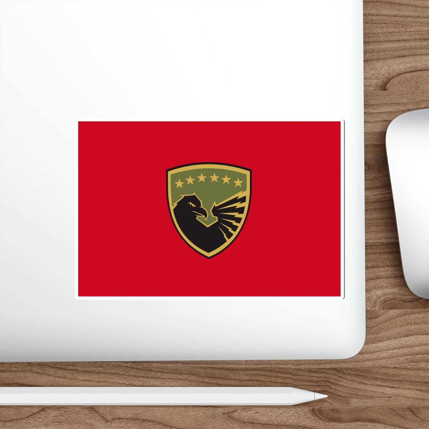 Flag of the Kosovo Security Force STICKER Vinyl Die-Cut Decal-The Sticker Space