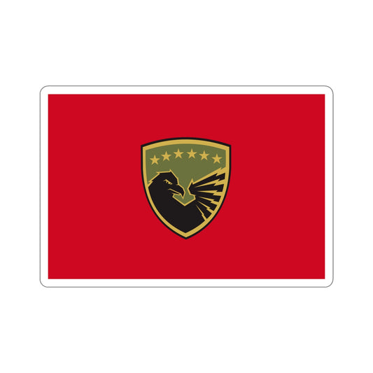 Flag of the Kosovo Security Force STICKER Vinyl Die-Cut Decal-6 Inch-The Sticker Space