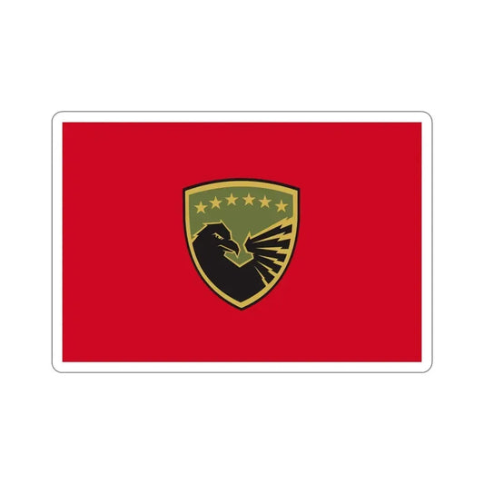 Flag of the Kosovo Security Force STICKER Vinyl Die-Cut Decal 6 Inch - The Sticker Space