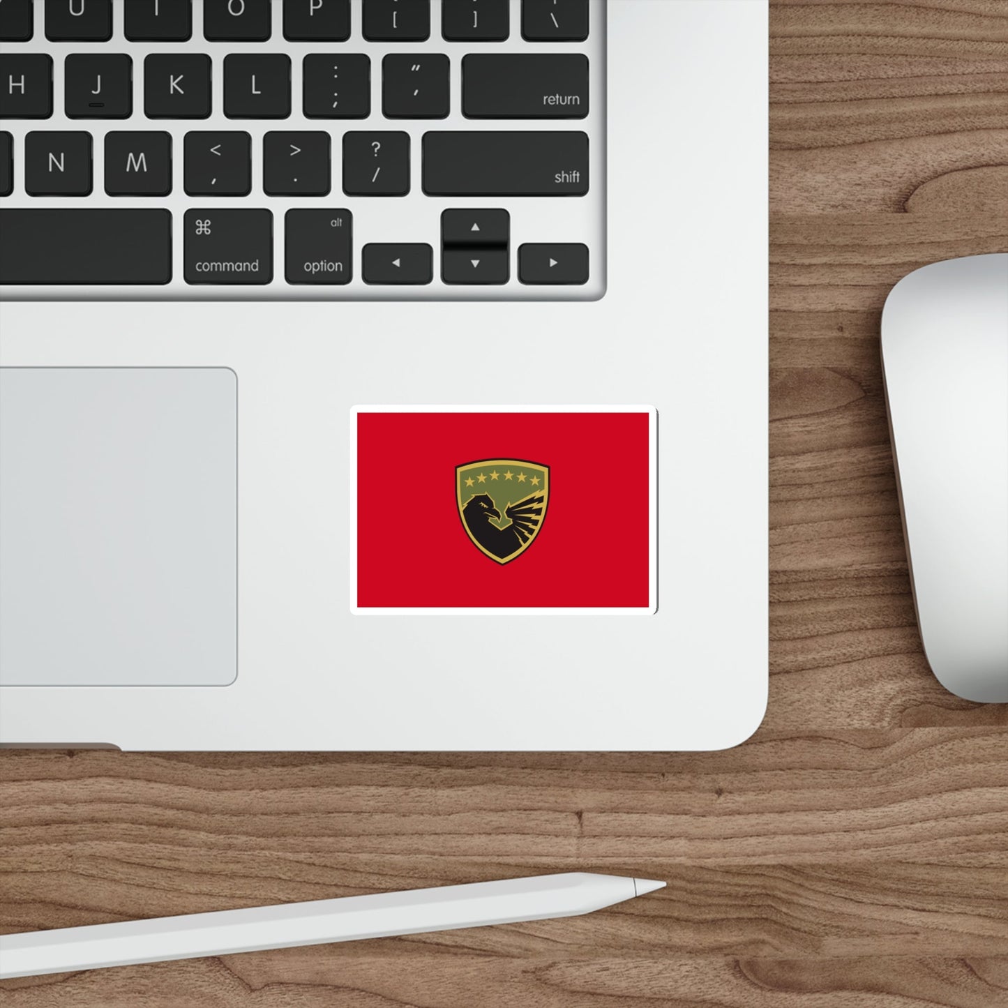 Flag of the Kosovo Security Force STICKER Vinyl Die-Cut Decal-The Sticker Space