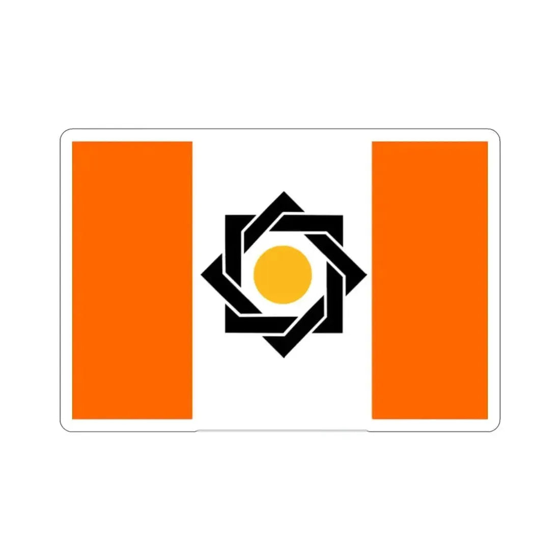 Flag of the Kurdistan Freedom Party (Iran) STICKER Vinyl Die-Cut Decal 2 Inch - The Sticker Space