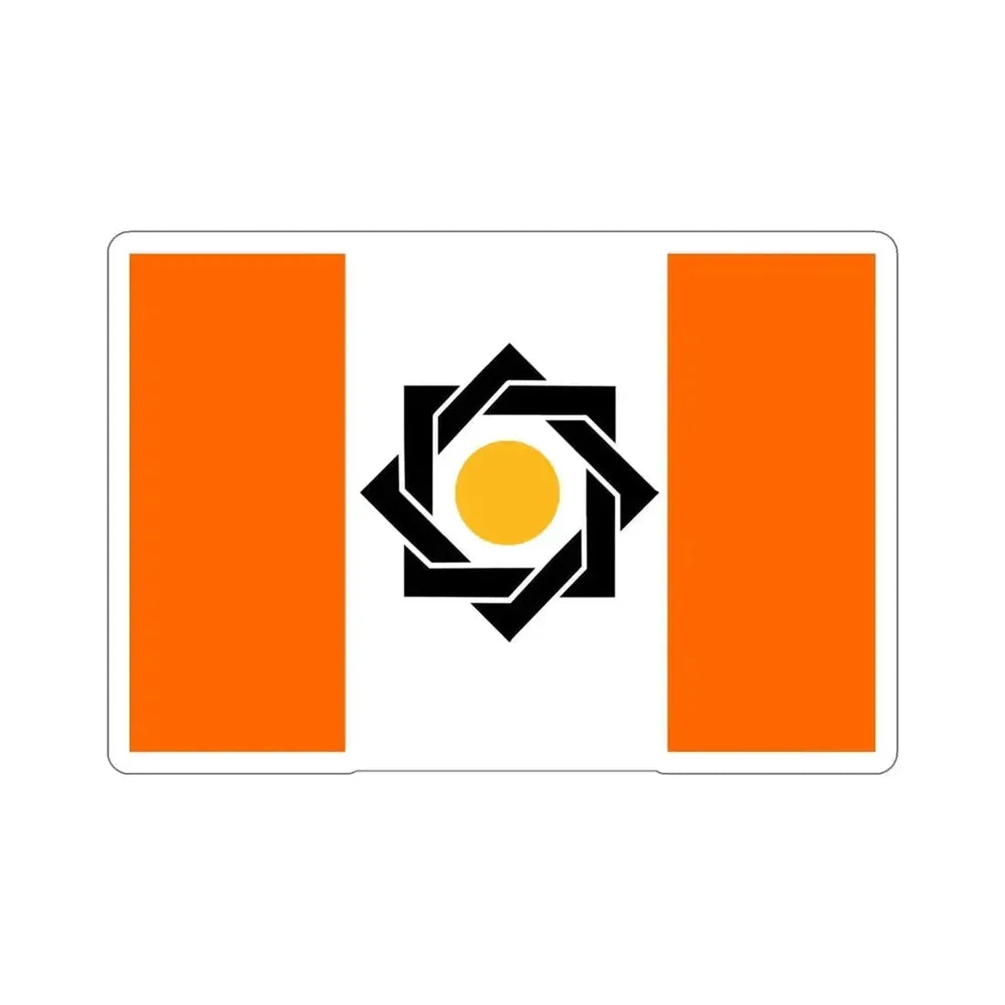 Flag of the Kurdistan Freedom Party (Iran) STICKER Vinyl Die-Cut Decal 4 Inch - The Sticker Space