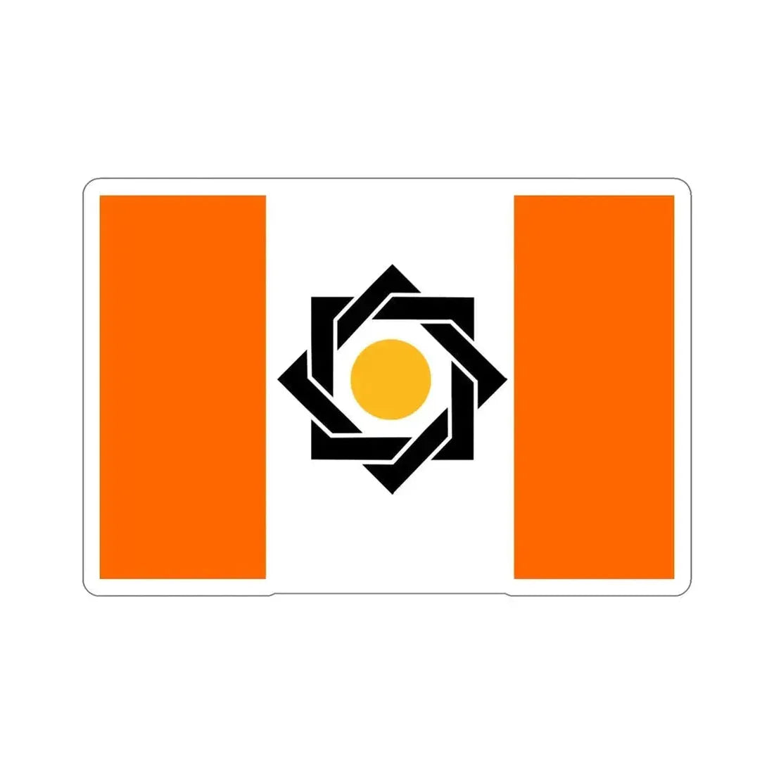 Flag of the Kurdistan Freedom Party (Iran) STICKER Vinyl Die-Cut Decal 5 Inch - The Sticker Space