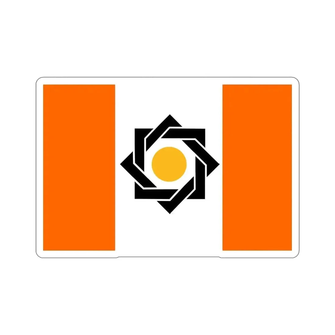 Flag of the Kurdistan Freedom Party (Iran) STICKER Vinyl Die-Cut Decal 6 Inch - The Sticker Space