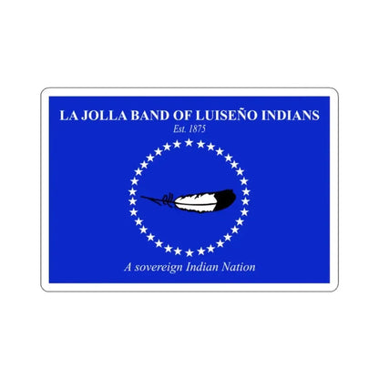 Flag of the La Jolla Band of Luiseño Indians STICKER Vinyl Die-Cut Decal - The Sticker Space