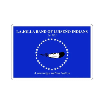 Flag of the La Jolla Band of Luiseño Indians STICKER Vinyl Die-Cut Decal - The Sticker Space