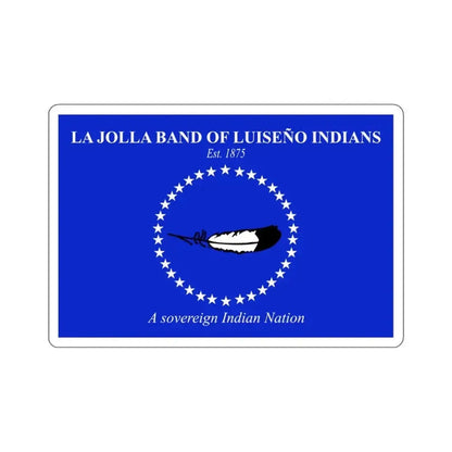 Flag of the La Jolla Band of Luiseño Indians STICKER Vinyl Die-Cut Decal - The Sticker Space