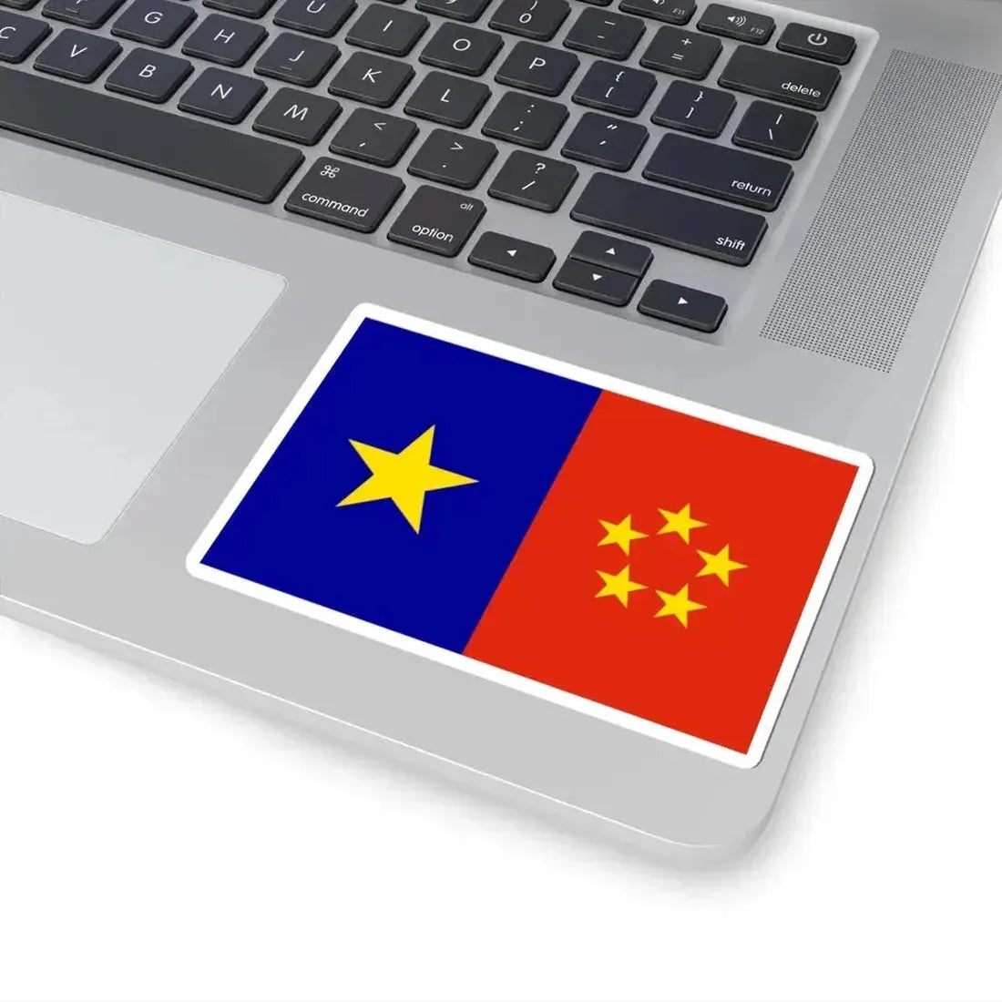 Flag of the Labour Party of Hong Kong (China) STICKER Vinyl Kiss-Cut Decal - The Sticker Space