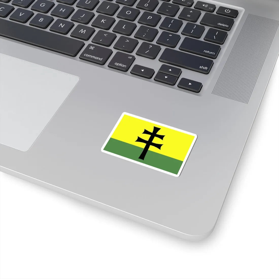 Flag of the Legion of Saint Stephen (Ukraine) STICKER Vinyl Kiss-Cut Decal - The Sticker Space