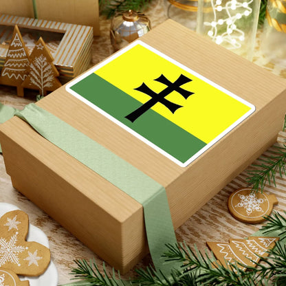 Flag of the Legion of Saint Stephen (Ukraine) STICKER Vinyl Kiss-Cut Decal - The Sticker Space