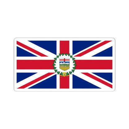 Flag of the Lieutenant-Governor of Alberta 1907-1981 (Canada) STICKER Vinyl Kiss-Cut Decal 2 Inch White - The Sticker Space