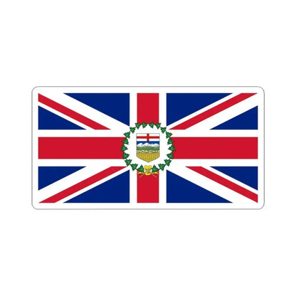 Flag of the Lieutenant-Governor of Alberta 1907-1981 (Canada) STICKER Vinyl Kiss-Cut Decal 6 Inch White - The Sticker Space