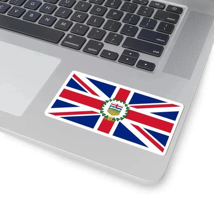 Flag of the Lieutenant-Governor of Alberta 1907-1981 (Canada) STICKER Vinyl Kiss-Cut Decal - The Sticker Space