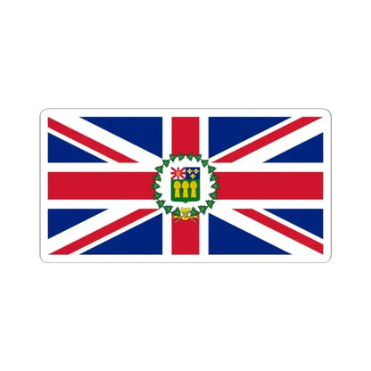 Flag of the Lieutenant-Governor of Manitoba 1870-1905 (Canada) STICKER Vinyl Kiss-Cut Decal 2 Inch White - The Sticker Space