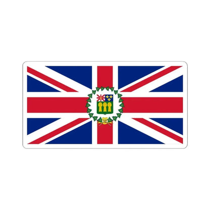Flag of the Lieutenant-Governor of Manitoba 1870-1905 (Canada) STICKER Vinyl Kiss-Cut Decal 4 Inch White - The Sticker Space
