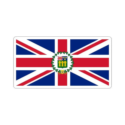 Flag of the Lieutenant-Governor of Manitoba 1870-1905 (Canada) STICKER Vinyl Kiss-Cut Decal 6 Inch White - The Sticker Space