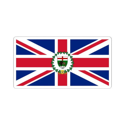Flag of the Lieutenant-Governor of Manitoba 1905-1984 (Canada) STICKER Vinyl Kiss-Cut Decal 2 Inch White - The Sticker Space
