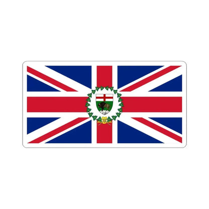 Flag of the Lieutenant-Governor of Manitoba 1905-1984 (Canada) STICKER Vinyl Kiss-Cut Decal 3 Inch White - The Sticker Space