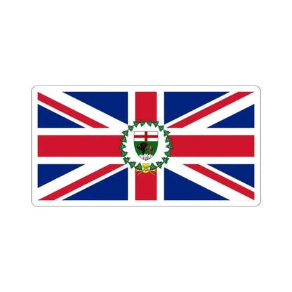 Flag of the Lieutenant-Governor of Manitoba 1905-1984 (Canada) STICKER Vinyl Kiss-Cut Decal 4 Inch White - The Sticker Space