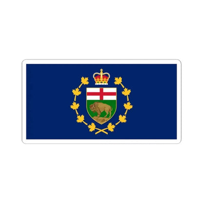 Flag of the Lieutenant-Governor of Manitoba (Canada) STICKER Vinyl Kiss-Cut Decal 2 Inch White - The Sticker Space