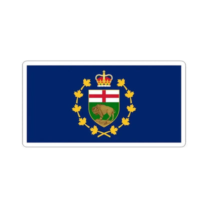 Flag of the Lieutenant-Governor of Manitoba (Canada) STICKER Vinyl Kiss-Cut Decal 6 Inch White - The Sticker Space