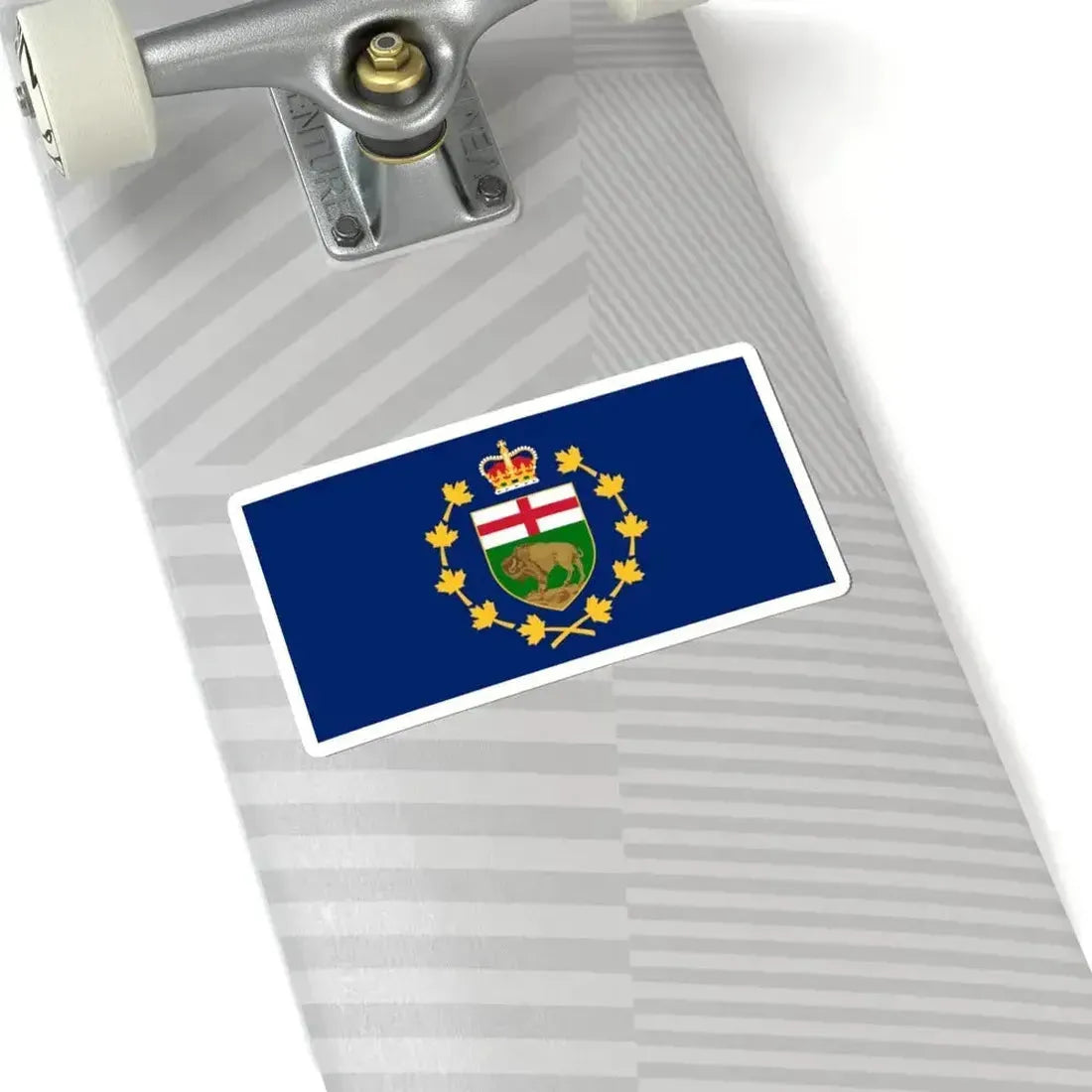 Flag of the Lieutenant-Governor of Manitoba (Canada) STICKER Vinyl Kiss-Cut Decal - The Sticker Space