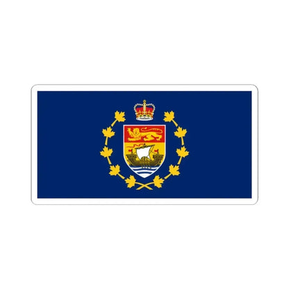 Flag of the Lieutenant-Governor of New Brunswick (Canada) STICKER Vinyl Kiss-Cut Decal 2 Inch White - The Sticker Space