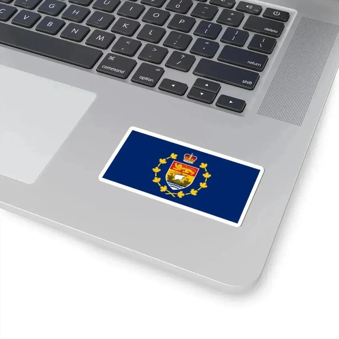 Flag of the Lieutenant-Governor of New Brunswick (Canada) STICKER Vinyl Kiss-Cut Decal - The Sticker Space