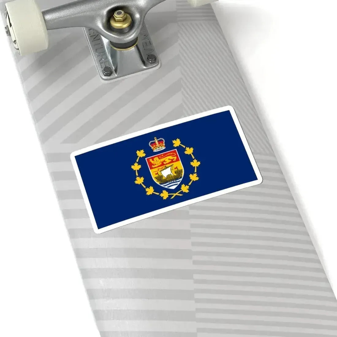 Flag of the Lieutenant-Governor of New Brunswick (Canada) STICKER Vinyl Kiss-Cut Decal - The Sticker Space
