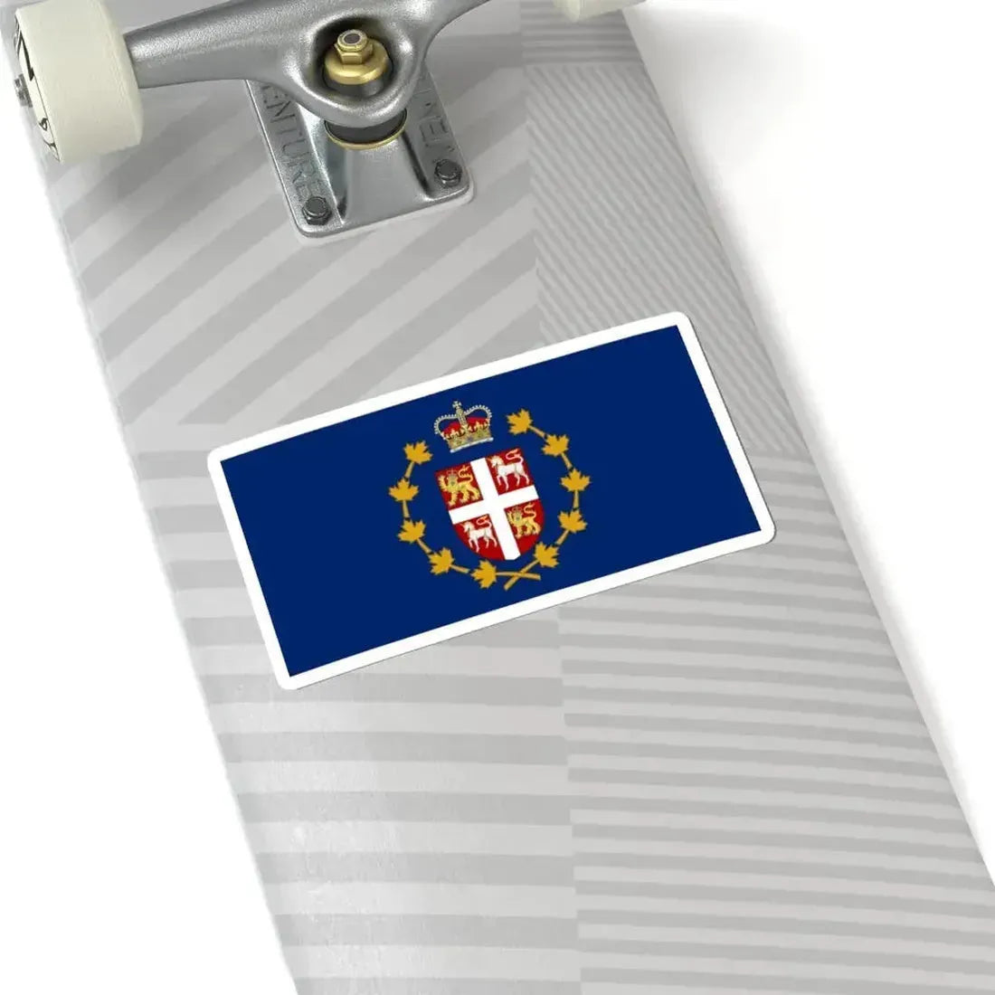 Flag of the Lieutenant Governor of Newfoundland and Labrador (Canada) STICKER Vinyl Kiss-Cut Decal - The Sticker Space