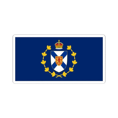 Flag of the Lieutenant-Governor of Nova Scotia (Canada) STICKER Vinyl Kiss-Cut Decal 2 Inch White - The Sticker Space