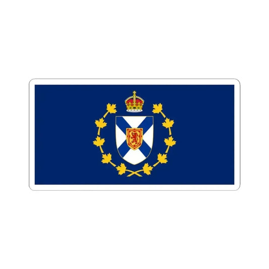 Flag of the Lieutenant-Governor of Nova Scotia (Canada) STICKER Vinyl Kiss-Cut Decal 2 Inch White - The Sticker Space